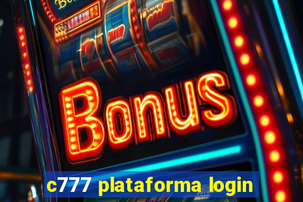 c777 plataforma login